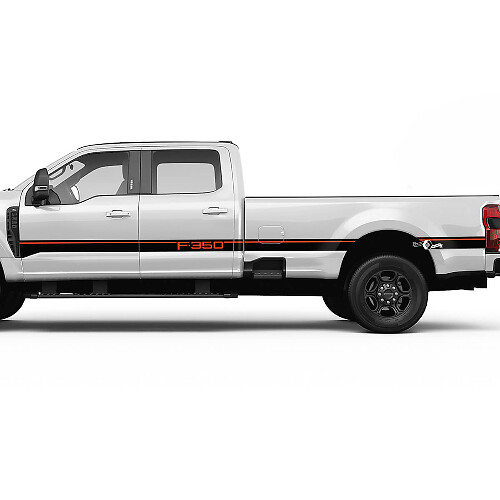 F350 zijstrepen Decal Kit Vinyl Sticker Graphics voor Ford Trucks

