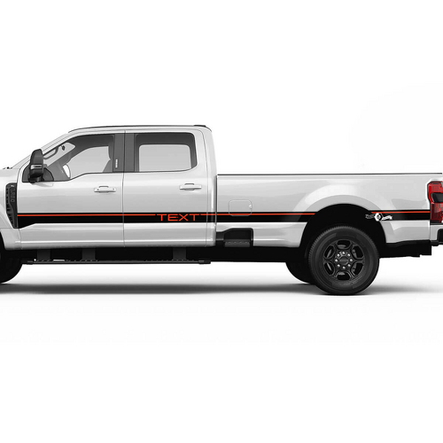 F350 zijstrepen Decal Kit Vinyl Sticker Graphics voor Musclecar Trucks
