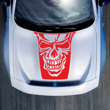 Hood Skull Decal Sticker voor Dodge Charger Electric
 3