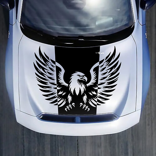 Hood Bald Eagle Decal Sticker voor Dodge Charger Electric
