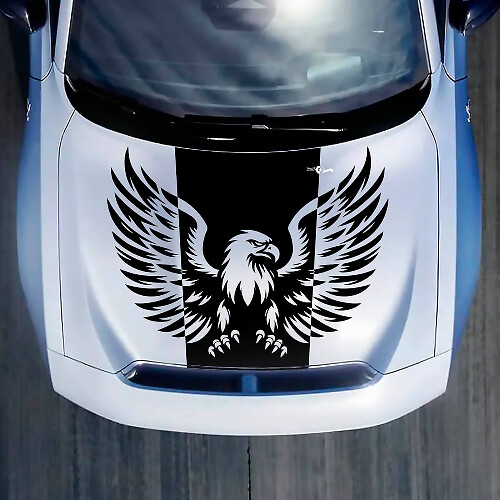 Hood Bald Eagle Decal Sticker voor Dodge Charger Electric
