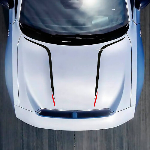 Motorkap Accent Sticker voor Dodge Charger Electric
