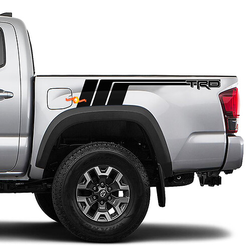 TRD ACHTER ZIJ STREGEN Vinyl Decal Sticker voor Toyota Tacoma
