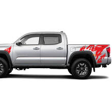 TRD Achter- en voorkant Splash Vinyl Decal Sticker voor Toyota Tacoma
 3