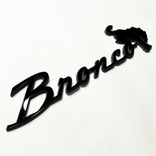 Bronco Fender Badges Tailgate Emblem 3d Badge Gray Vs Black
 2