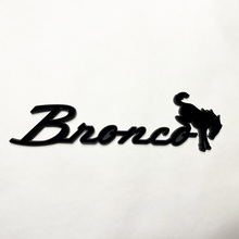 Bronco Fender Badges Tailgate Emblem 3d Badge Gray Vs Black
 3