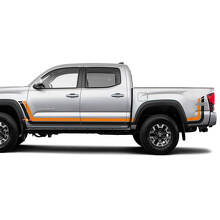 TRD 4WD Stijl Retro Zijstrepen Vinyl Decal Kit voor Toyota Tacoma_2