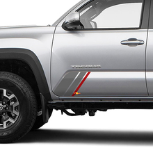 Zijrocker paneel erfgoedstrepen vinyl sticker sticker voor Toyota Tacoma
 2
