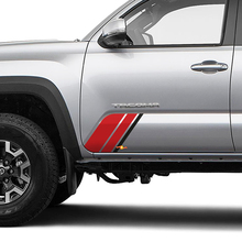 Zijrocker paneel erfgoedstrepen vinyl sticker sticker voor Toyota Tacoma
 3