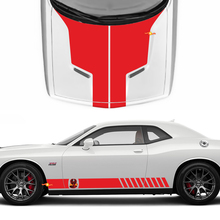 Kap zijstickers voor Dodge Challenger Cobra Kai Style Vinyl Racing Sticker Sticker
 3