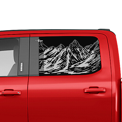 Zijgebergte raam sticker vinylsticker graphics voor ford trucks
