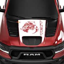 T-Rex stijl motorkap vinyl sticker voor Dodge Ram 1500 TRX Truck_2