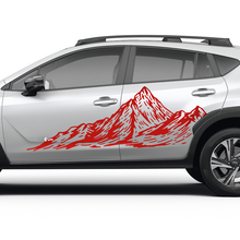 Zij deuren landschapsbergjes vinyl sticker - grafische sticker Universal Fit Suba
 2