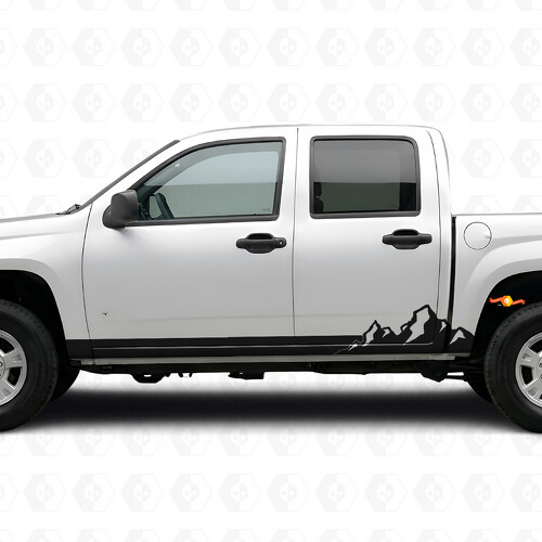 Mountain Range Deur- en Sierlijststickers voor Chevrolet Colorado 1e generatie 2004-2012