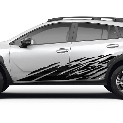 Modderspatbeschermer Deurzijde Vinyl Decal Kit voor Subaru Crosstrek