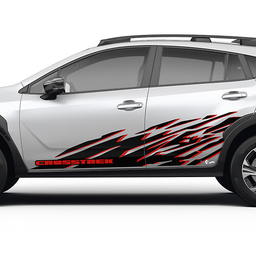 Zij deuren Splash vinyl sticker - grafische sticker Universal Fit Suba Crosstrek
