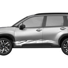Zijrocker paneelstrepen vinyl sticker - grafische sticker Universal Fit Suba Forester
 2