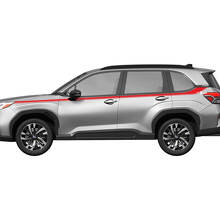 Zijde deuren strepen vinyl sticker - grafische sticker Universal Fit Suba Forester
 3