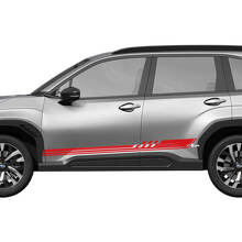Geïllustreerde Zijstrepen Vinyl Decal Kit voor Subaru Forester_2