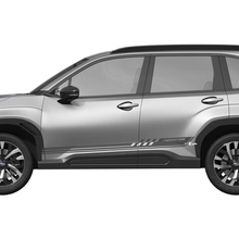 Zijdeuren geruite strepen vinyl sticker - grafische sticker Universal Fit Suba Forester
 2