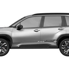 Zijdeuren geruite strepen vinyl sticker - grafische sticker Universal Fit Suba Forester
 2