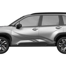 Zijdeuren Tribal vinyl sticker - grafische sticker Universal Fit Suba Forester
 2