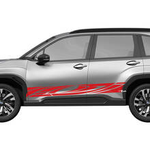 Zijdeuren rocker paneel tribale vinyl sticker - grafische sticker universele fit Suba forester
 3