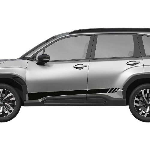 Gepersonaliseerde Strobe Deurstrepen Vinyl Decal Kit voor Subaru Forester_1