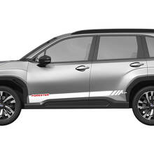 Zij deuren rocker paneelstrepen vinyl sticker - grafische sticker universele fit Suba forester
 2