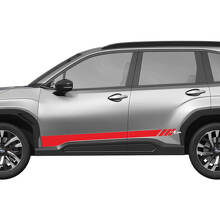 Gepersonaliseerde Strobe Deurstrepen Vinyl Decal Kit voor Subaru Forester_3