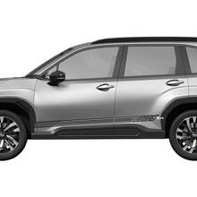 Zijdeuren Rocker Panel Racing Strepen Vinyl Decal Sticker 4 voor Subaru 3