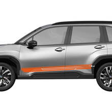 Racing zijdeurstrepen vinyl decal set voor Subaru-auto's_3