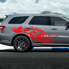 Dodge Durango RT vernietigde spatstickervick -vinylstickers
 2