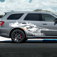 R/T Modderspat Zij Vinyl Decal Kit voor Dodge Durango_3