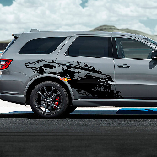 Dodge Durango RT vernietigde spatstickervick -vinylstickers
