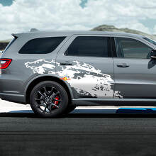 Dodge Durango RT vernietigde spatstickervick -vinylstickers
 2