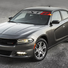 SRT8 Stijl Custom Voorruit Vinyl Sticker voor Dodge Charger_2