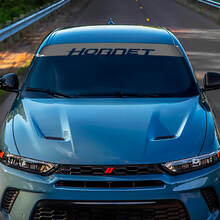 Voorruitstripe banner sticker sticker - aangepaste vinylafbeeldingen passen bij Dodge Hornet
 2