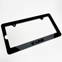 S Lijn voertuig Kentekenplaat Covers Frames Decor voor Audi S LINE
 2