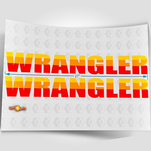 Retro vintage kapstickers stickers voor Jeep Wrangler Rubicon Renegade
