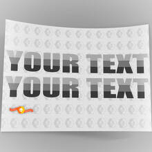 Aangepaste tekst retro stijl motorkap vinyl sticker set voor Jeep Wrangler_2