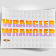 Retro vintage kapstickers stickers voor Jeep Wrangler Rubicon Renegade
 2