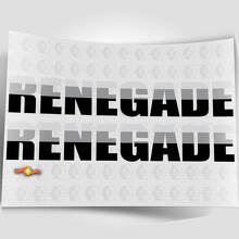 Aangepaste tekst retro stijl motorkap vinyl sticker set voor Jeep Wrangler_3