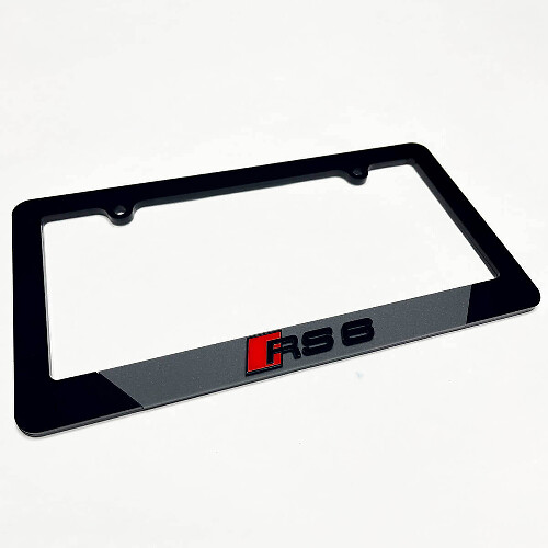 RS6 Style Acryl Nummerplaathouder voor Audi RS6
