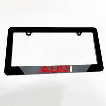 Voertuigkenteken omvat frames decor voor audi
 4