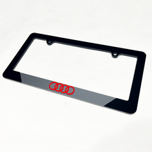 Voertuigkenteken omvat frames decor voor audi
 5