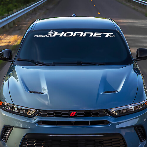 Hornet Windshield Stripe Banner Decal Sticker - Aangepaste vinylafbeeldingen passen bij Dodge Hornet
