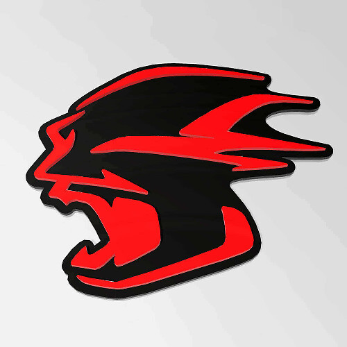 Aangepaste Banshee 3D-badge-embleem voor Dodge Charger Daytona