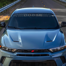 WINDSHIELD Honeycomb Banner Decal Sticker - Aangepaste vinylafbeeldingen passen bij Dodge Hornet
 2
