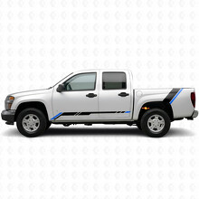 Rising Accent Deur- & Zijbed Vinyl Strepen voor Chevrolet Colorado 1e Gen 2004-2012_3